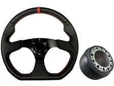 Black 350mm steering for sale  PETERBOROUGH