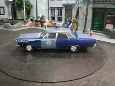 Usado, Ford Galaxy 500 1965 com luzes Massachusetts State Police escala 1/24. comprar usado  Enviando para Brazil