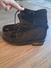 Black leather superdry for sale  WESTBURY