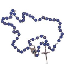 Rosario vetro blu usato  Lainate