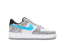 Nike Air Force 1 Low Premium Snow Leopard azul branco DJ6192-001 masculino tamanho 6.5 EUA comprar usado  Enviando para Brazil