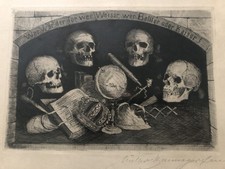 Alt radierung vanitas gebraucht kaufen  Ruhland