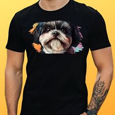 Herren T-Shirt Shih Tzu Hund Motiv Baumwolle Größe XS bis 5XL comprar usado  Enviando para Brazil