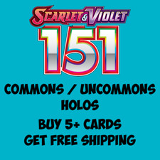 Pokemon TCG Scarlet & Violet 151 singles quase em perfeito estado escolha seu cartão comprar usado  Enviando para Brazil