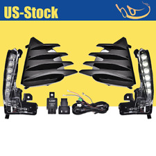 Par de lâmpada de neblina de LED para circulação diurna ajuste 2017 2018 2019 Toyota Corolla SE XSE comprar usado  Enviando para Brazil
