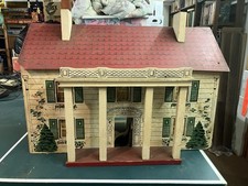 1940's KEYSTONE OF BOSTON ou RICH DOLLHOUSE PINTADO MASONITE comprar usado  Enviando para Brazil