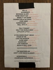 Rare oasis live for sale  IPSWICH