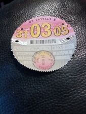 Tax disc 05 for sale  CHESHAM