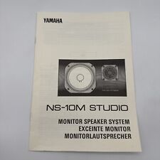 Sistema de Alto-falante Monitor YAMAHA NS-10M STUDIO Manual Original Vintage comprar usado  Enviando para Brazil