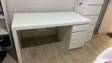 Scrivania malm bianca usato  Roma