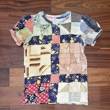 Camiseta manga abullonada con estampado de retazos KAPITAL envío gratuito de Japón segunda mano  Embacar hacia Mexico