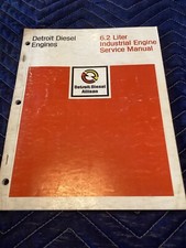 MANUAL DE SERVIÇO DE MOTOR INDUSTRIAL ORIGINAL 1984 DETROIT DIESEL 6,2 LITROS comprar usado  Enviando para Brazil