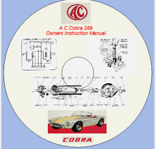 AC COBRA 289 MANUAL DE INSTRUÇÕES DO PROPRIETÁRIO - CD ou download comprar usado  Enviando para Brazil