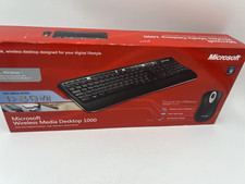 Usado, Combo de teclado e mouse Microsoft Wireless Media Desktop 1000 levemente usado comprar usado  Enviando para Brazil