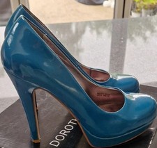 Teal patent shoes for sale  STOURBRIDGE