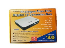 (NOVO) Caixa Conversor de TV Digital Analógica Zinwell Pass-Through ZAT-970A Branco/Preto comprar usado  Enviando para Brazil