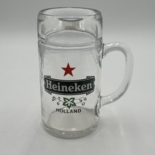 Caneca de vidro Heineken 34 oz 1 litro covinhas cerveja alemã Munique Stein frete rápido pesado comprar usado  Enviando para Brazil