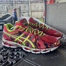 Asics GEL NIMBUS 16 NYC Marathon Vermelho Verde Masculino Tamanho 11.5 comprar usado  Enviando para Brazil