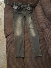 Boys black elasticated for sale  WREXHAM
