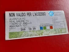 Biglietto calcio ticket usato  Villar Focchiardo