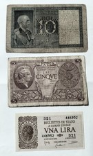 Lotto banconote lire usato  Italia