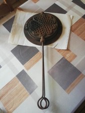 Ancien gaufrier cœurs d'occasion  Carignan