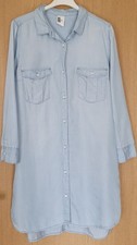 Damen jeans hemdblusenkleid gebraucht kaufen  Deutschland
