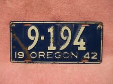 Vintage oregon license for sale  Grants Pass