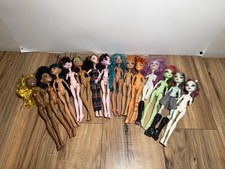 Lote enorme coleção de bonecas Monster High nuas sem braços como está para peças vintage onda, usado comprar usado  Enviando para Brazil
