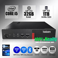 Micro computador desktop Lenovo PC i5, até 32GB de RAM 1TB SSD, Windows 11/10 WiFi comprar usado  Enviando para Brazil