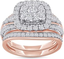 1.25ct double halo for sale  Houston