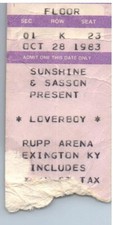 Loverboy concert ticket for sale  Pittsburgh