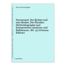 Durrenmatt richter henker gebraucht kaufen  Grasellenbach