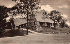 Cartão postal Community House Lake Erskine Nova Jersey não publicado, usado comprar usado  Enviando para Brazil