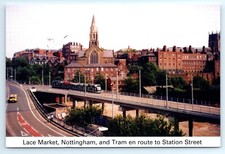 Postcard nottingham lace for sale  PENMAENMAWR