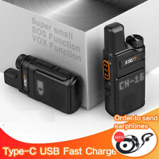 Radio bidireccional FRS PMR 446 Walkie Talkie Radios pequeñas Comunicador Transceptor segunda mano  Embacar hacia Mexico
