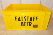 Caixa de cerveja vintage Falstaff HELP FIGHT LITTER caixa amarela garrafa estojo barra comprar usado  Enviando para Brazil