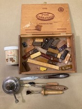 Usado, LOTE: Lâmpada de álcool goma-laca bastão Behlen Burn-in-Balm, reparo de acabamento de faca paleta comprar usado  Enviando para Brazil