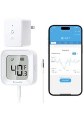 Usado, Termômetro de geladeira GoveeLife WiFi com alarme, freezer digital sem fio... comprar usado  Enviando para Brazil