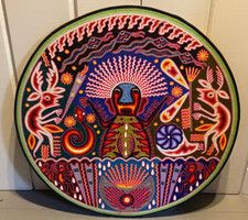 Vintage huichol circular for sale  Newtown