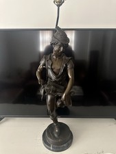 Bronze figure joueur for sale  SOUTHSEA