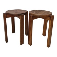 Pair vintage wood d'occasion  Expédié en Belgium