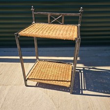 Folding iron rattan for sale  ROYSTON
