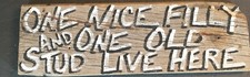Barn wood sign for sale  Cheyenne