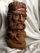 Estatuto de arte totem tribo gaúcha XL escultura em madeira antiga homem América Argentina comprar usado Estatuto de arte totem tribo gaúcha XL escultura em madeira antiga homem América Argentina comprar usado  Enviando para Brazil