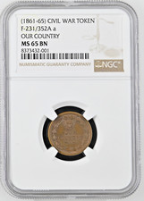 Civil war token for sale  New Britain