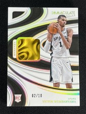 2023-24 Immaculate Collection Victor Wembanyama Gold Swatch Patch RC/10 comprar usado  Enviando para Brazil