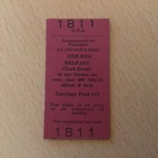 Irish. railway ticket for sale  WOLVERHAMPTON