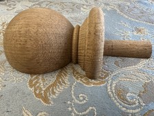 Oak ball newel for sale  AYLESBURY