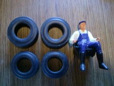 Dickie fahrerfigur gummireifen gebraucht kaufen  Deutschland